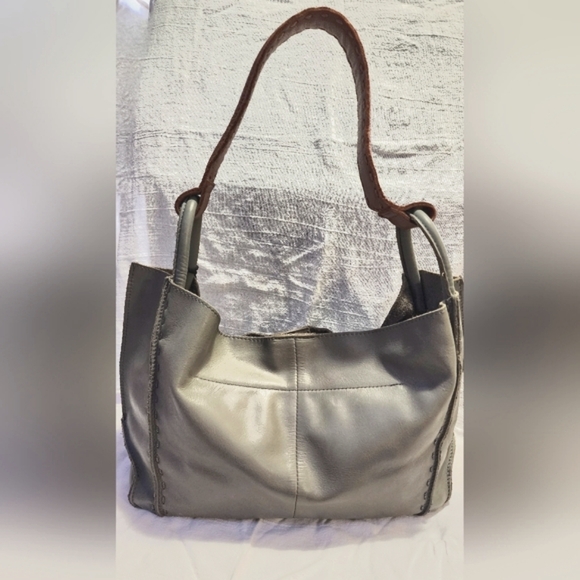 The Sak Gray and Brown Tote Bag - Picture 5 of 10